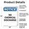 Signmission No Chemical Discharge, 10 in W x Rectangle, Plastic OS-2PACK-NS-P-1014-V-14447 - alternate 5
